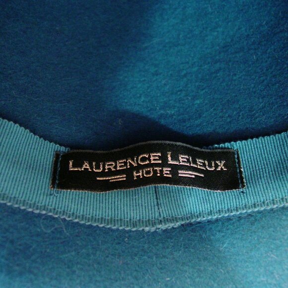 LAURENCE LELEUX Handmade $183 Wool Felt Cloche Hat - Made in DUSSELDORF, GERMANY